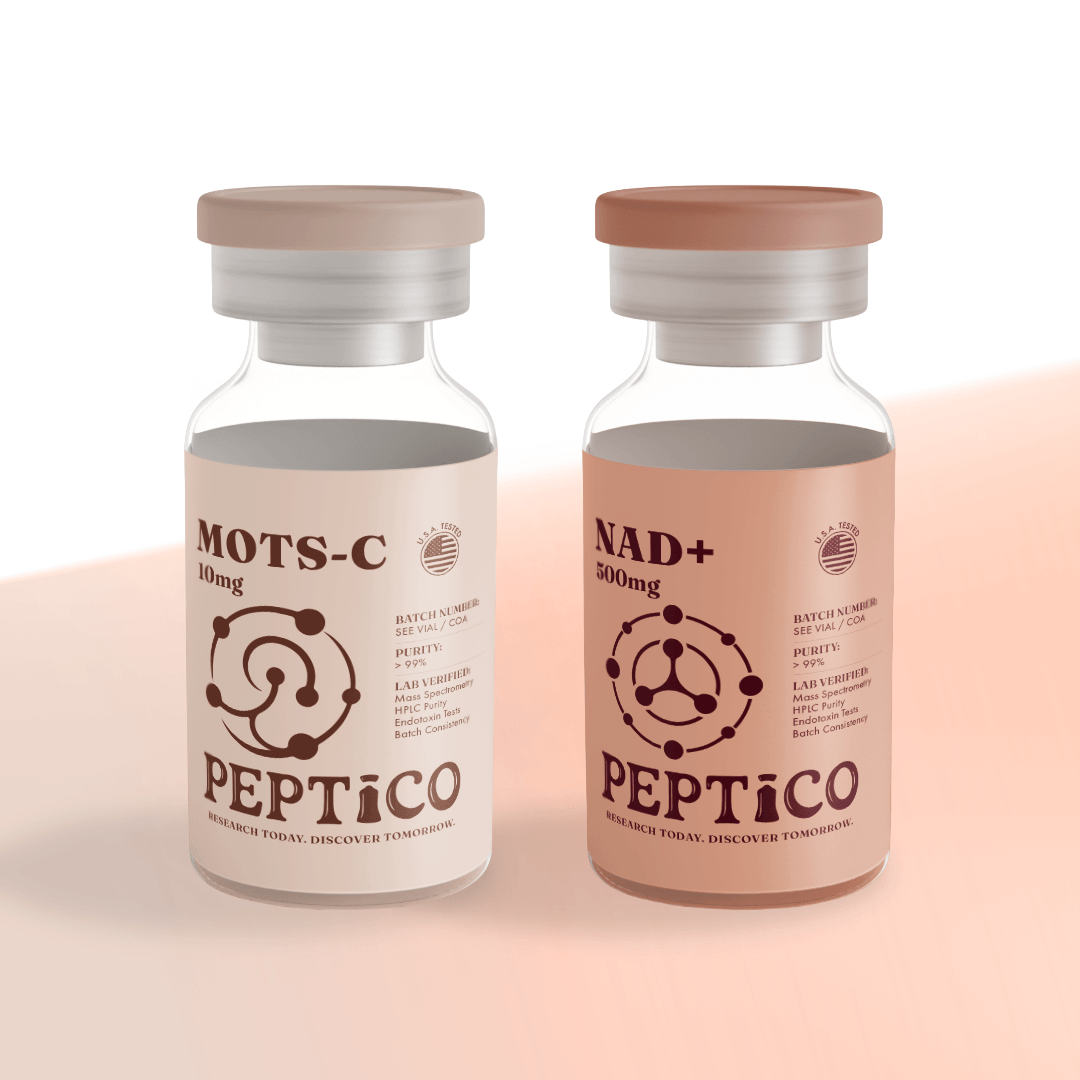 MOTS-NAD Duo research-grade bundle – Peptico lab-verified, COA-documented, purity-tested